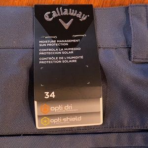 NWT Callaway Opti-dri & Opti-shield sun protection